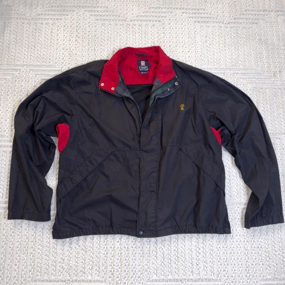Black and red vintage champs